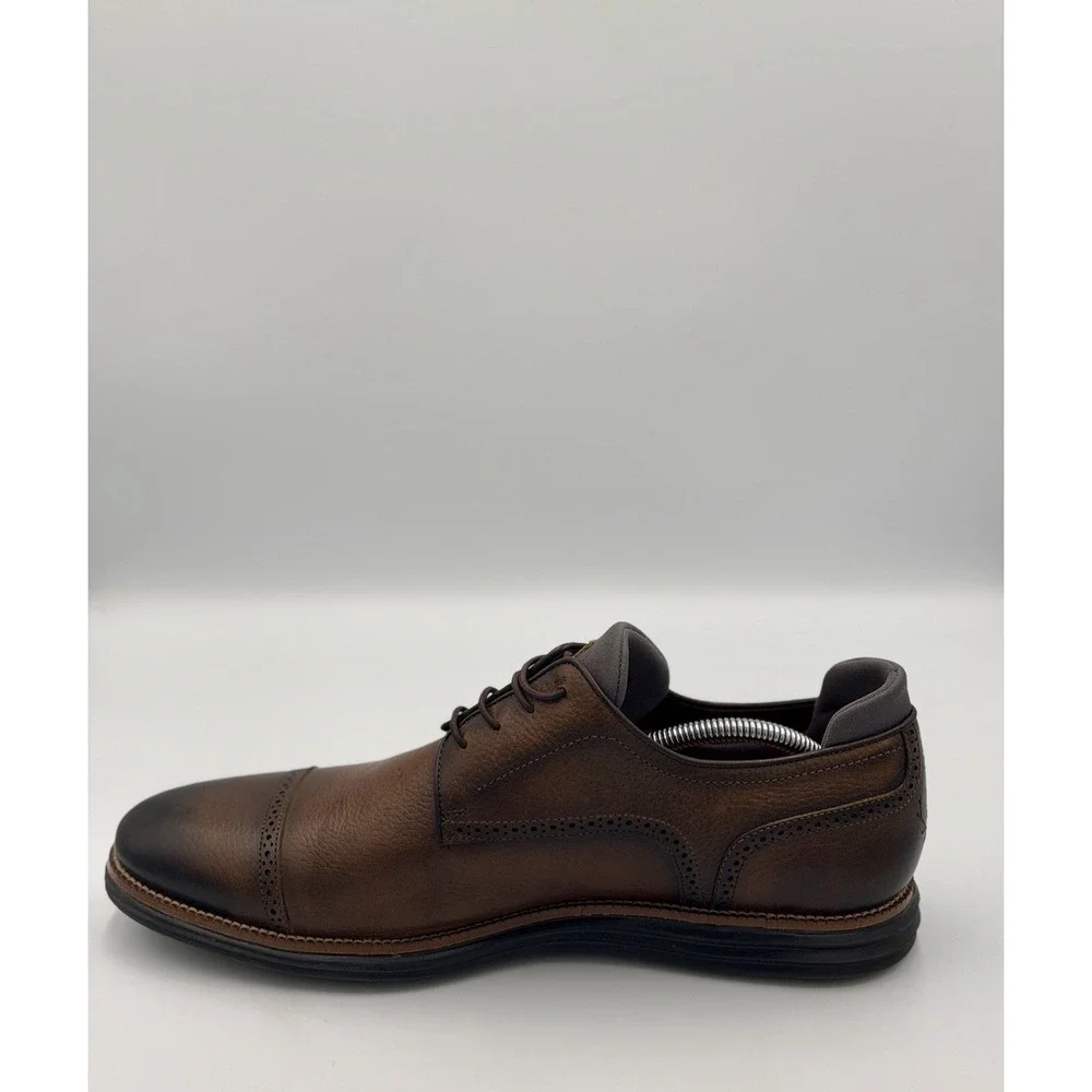 Martin Dingman Countryaire Cap Toe Oxfords US 13 Black Oak Pebble Grain Leather